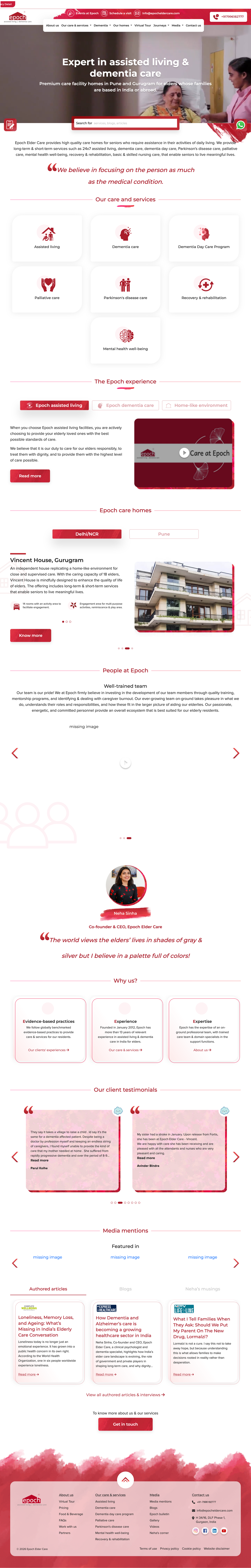 Home page