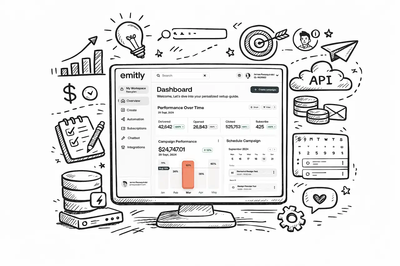 Illustration of user dashboard for your mvp management