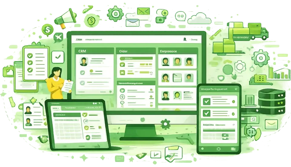 CRM and internal tool dashboard