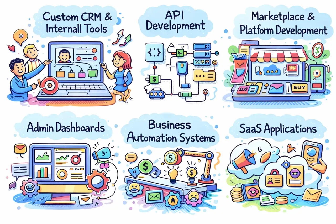 What I build illustration